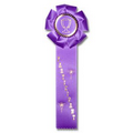 11.5" Stock Rosettes/Trophy Cup On Medallion - PARTICIPANT